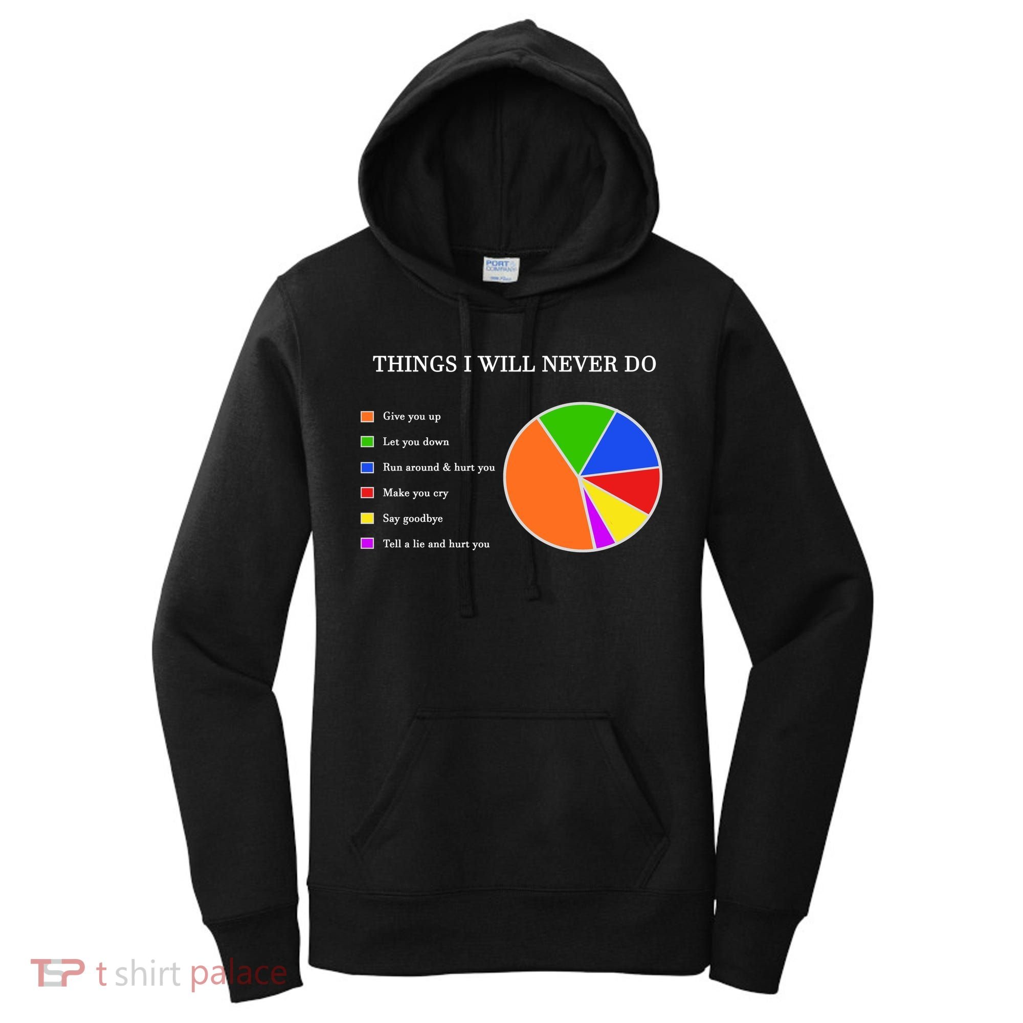 Things I Will Never Do Funny Women's Hoodie