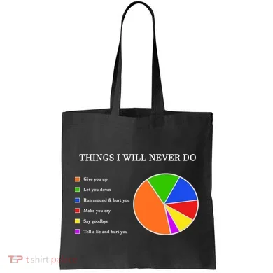 Things I Will Never Do Funny Tote Bag