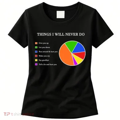 Things I Will Never Do Funny Women's T-Shirt
