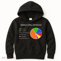 Things I Will Never Do Funny Kids Hoodie thumb 0