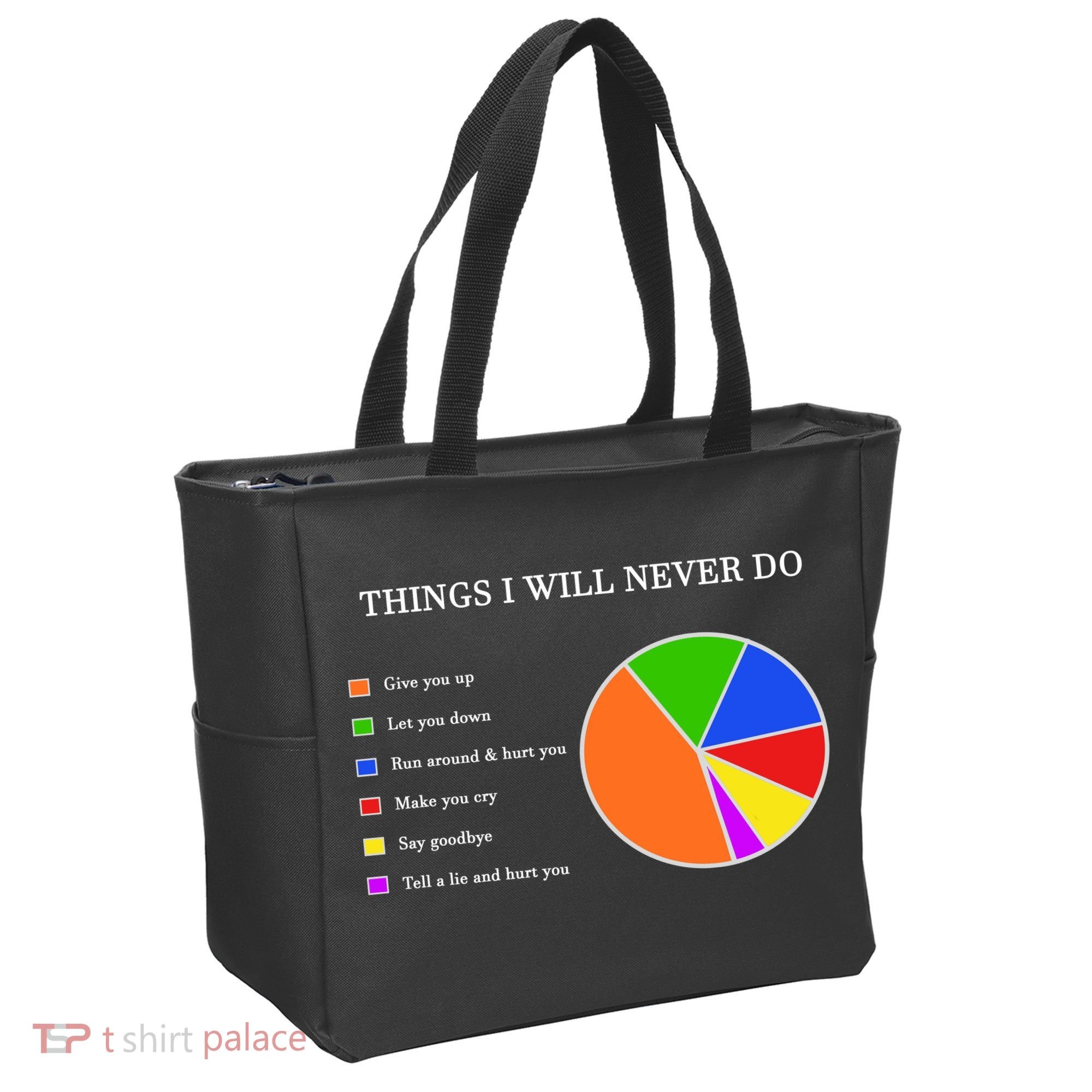 Things I Will Never Do Funny Tote Bag