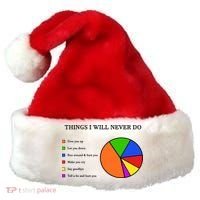 Things I Will Never Do Funny Santa Hat thumb 0
