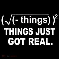 Things Just Got Real Funny Math Women's Tank Top thumb 5