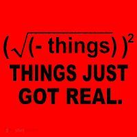 Things Just Got Real Funny Math Santa Hat thumb 1