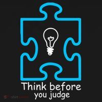 Think Before You Judge Autism Awareness  Backpack thumb 2