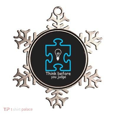 Think Before You Judge Autism Awareness  Ornament