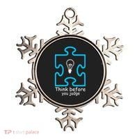 Think Before You Judge Autism Awareness  Ornament thumb 0