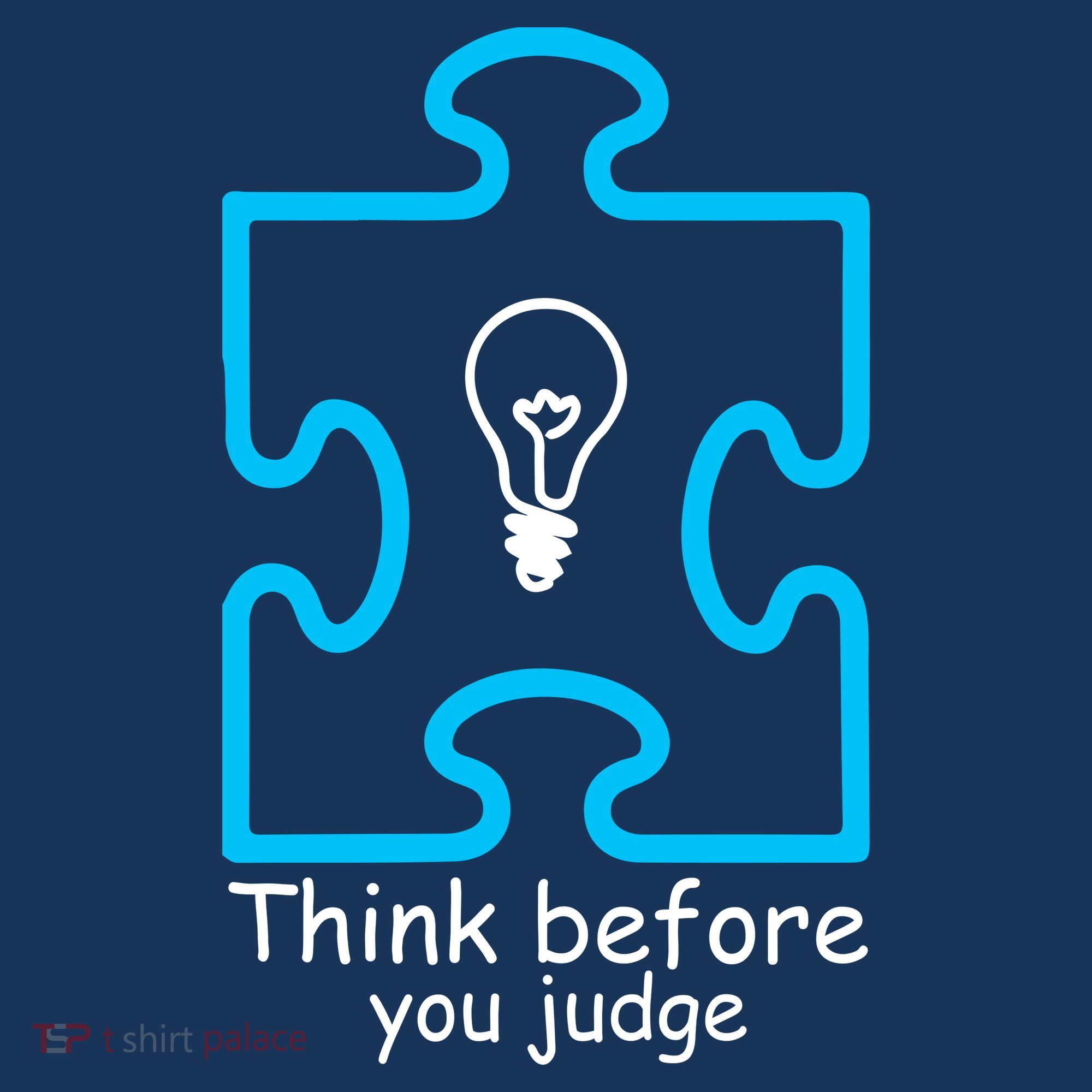 Think Before You Judge Autism Awareness  Apron