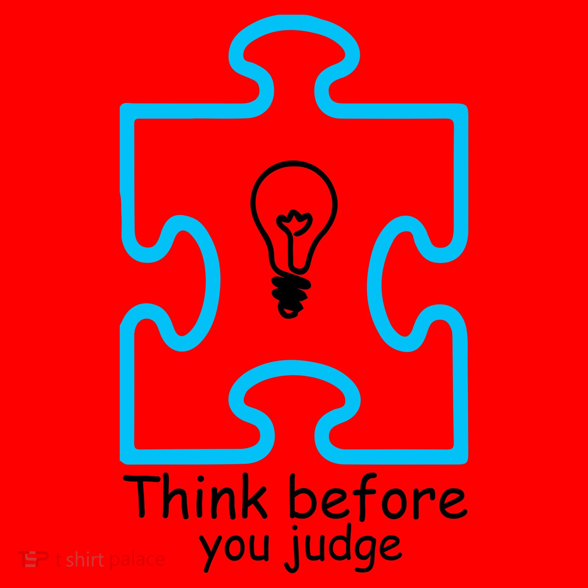 Think Before You Judge Autism Awareness  Santa Hat
