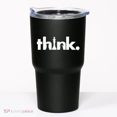 Think Chess Lover King Knight Rook Tumbler