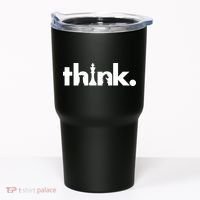 Think Chess Lover King Knight Rook Tumbler thumb 0