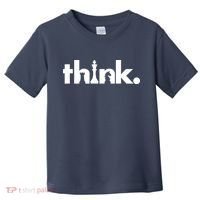 Think Chess Lover King Knight Rook Toddler T-Shirt thumb 0