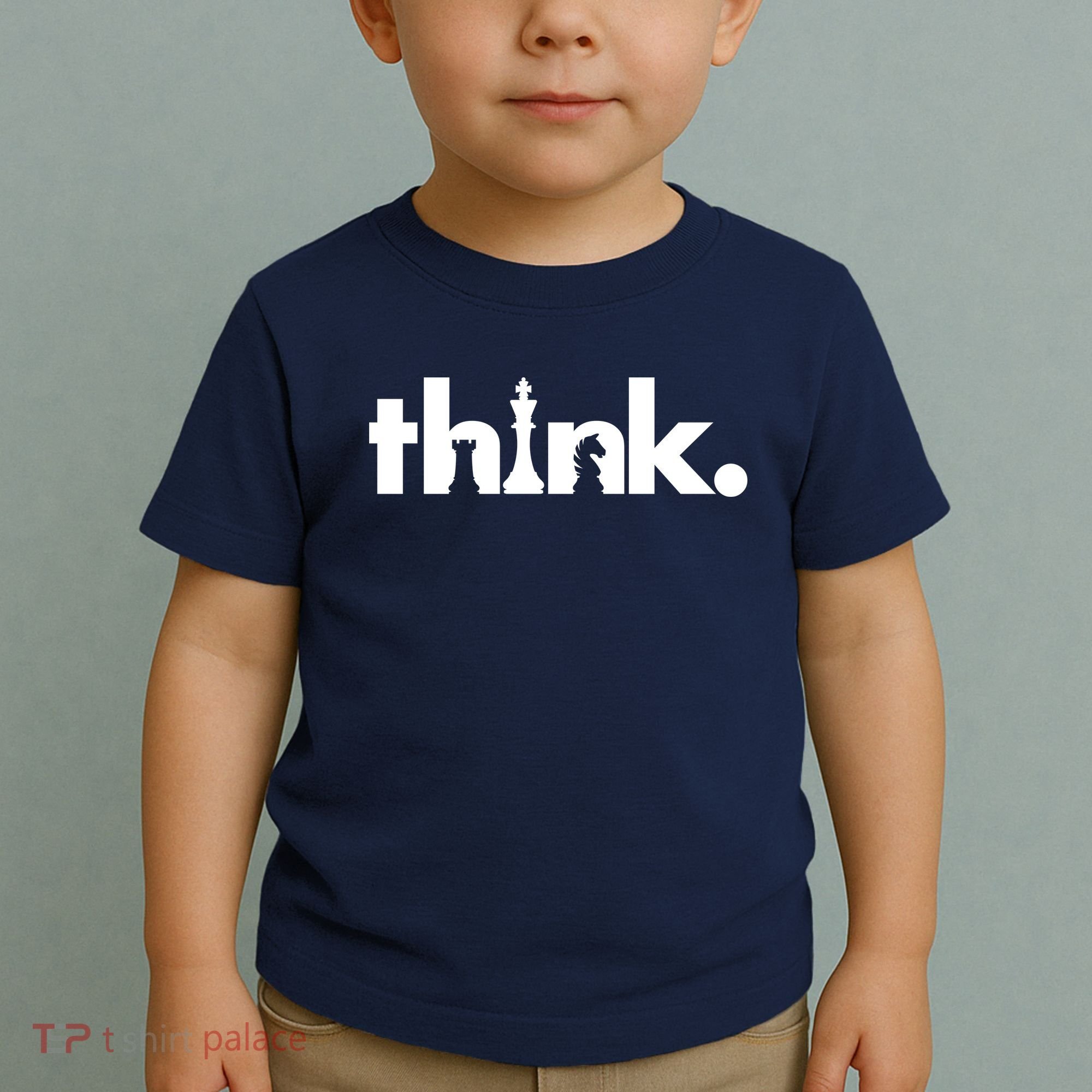 Think Chess Lover King Knight Rook Toddler T-Shirt