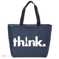 Think Chess Lover King Knight Rook Tote Bag thumb 0