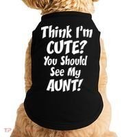 Think I'm Cute? See My Auntie Doggie Tank thumb 0