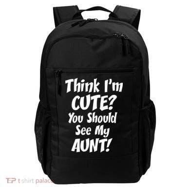 Think I'm Cute? See My Auntie Backpack