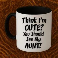 Think I'm Cute? See My Auntie Coffee Mug thumb 2