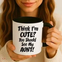 Think I'm Cute? See My Auntie Coffee Mug thumb 3
