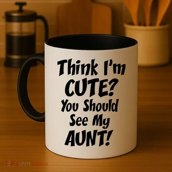 Think I'm Cute? See My Auntie Coffee Mug