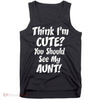 Think I'm Cute? See My Auntie Tank Top thumb 0