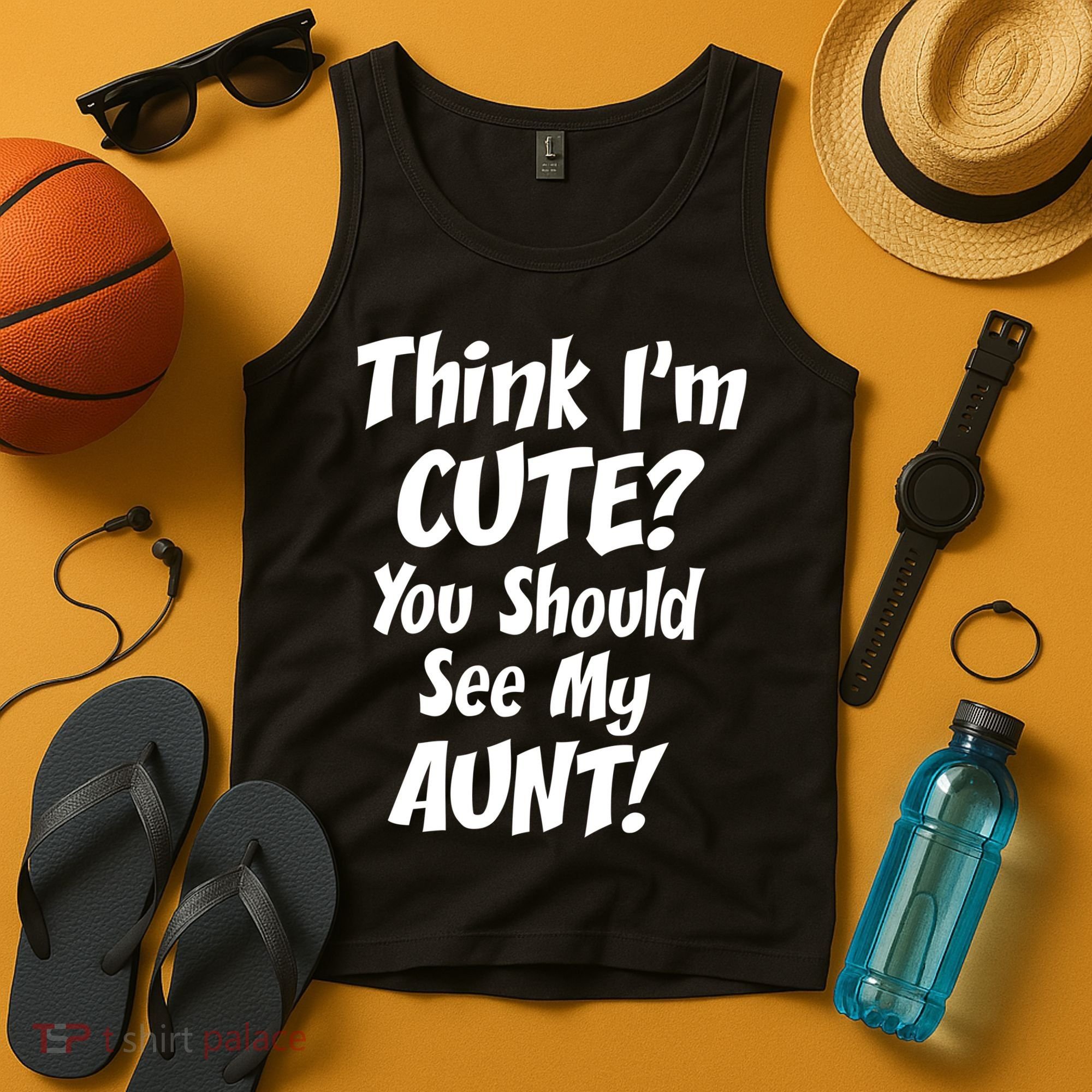 Think I'm Cute? See My Auntie Tank Top