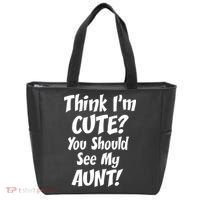 Think I'm Cute? See My Auntie Tote Bag thumb 0