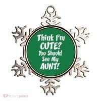 Think I'm Cute? See My Auntie Ornament thumb 0