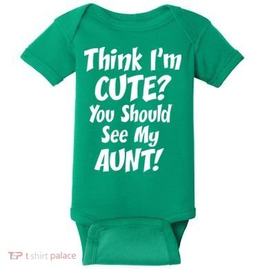 Think I'm Cute? See My Auntie Baby Bodysuit
