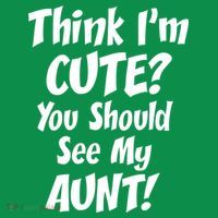Think I'm Cute? See My Auntie Toddler Hoodie thumb 2