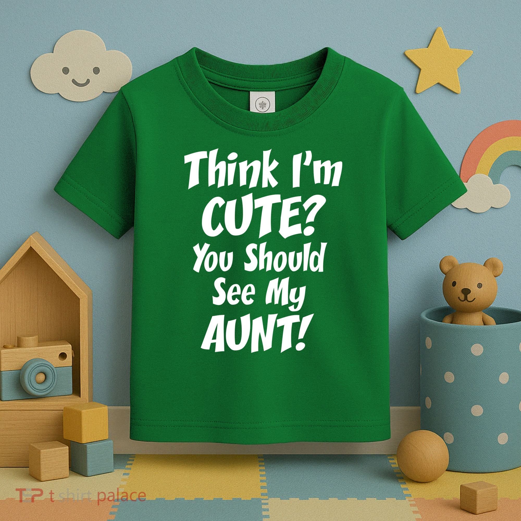 Think I'm Cute? See My Auntie Toddler T-Shirt