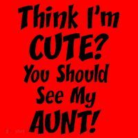 Think I'm Cute? See My Auntie Santa Hat thumb 1