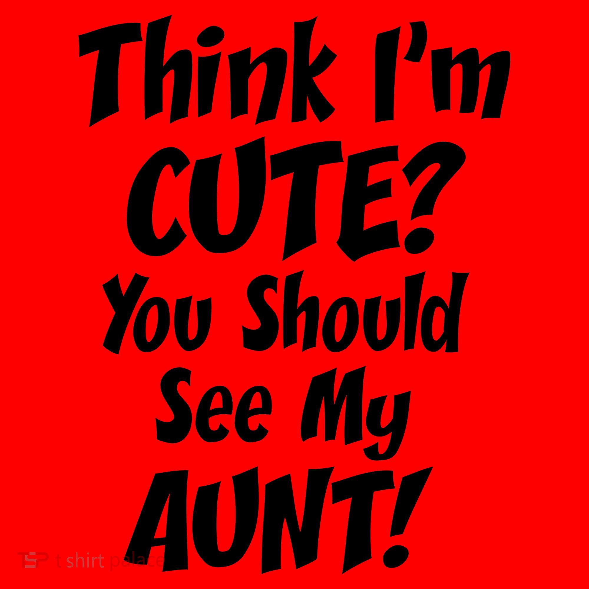Think I'm Cute? See My Auntie Santa Hat