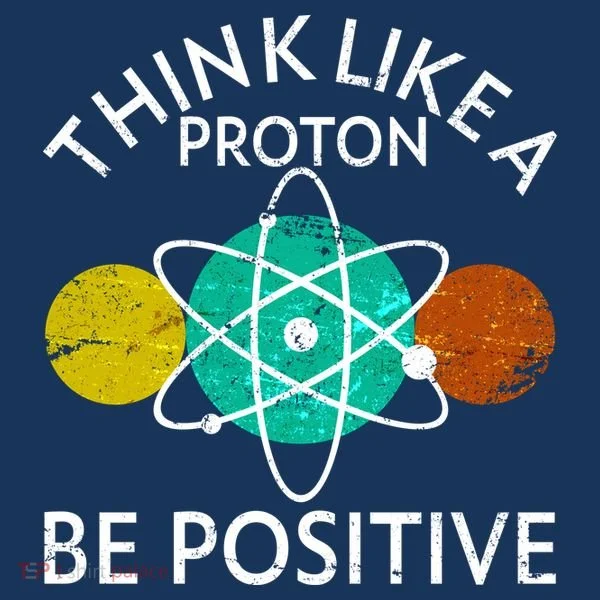 Think Like A Proton Be Positive Kids Hoodie