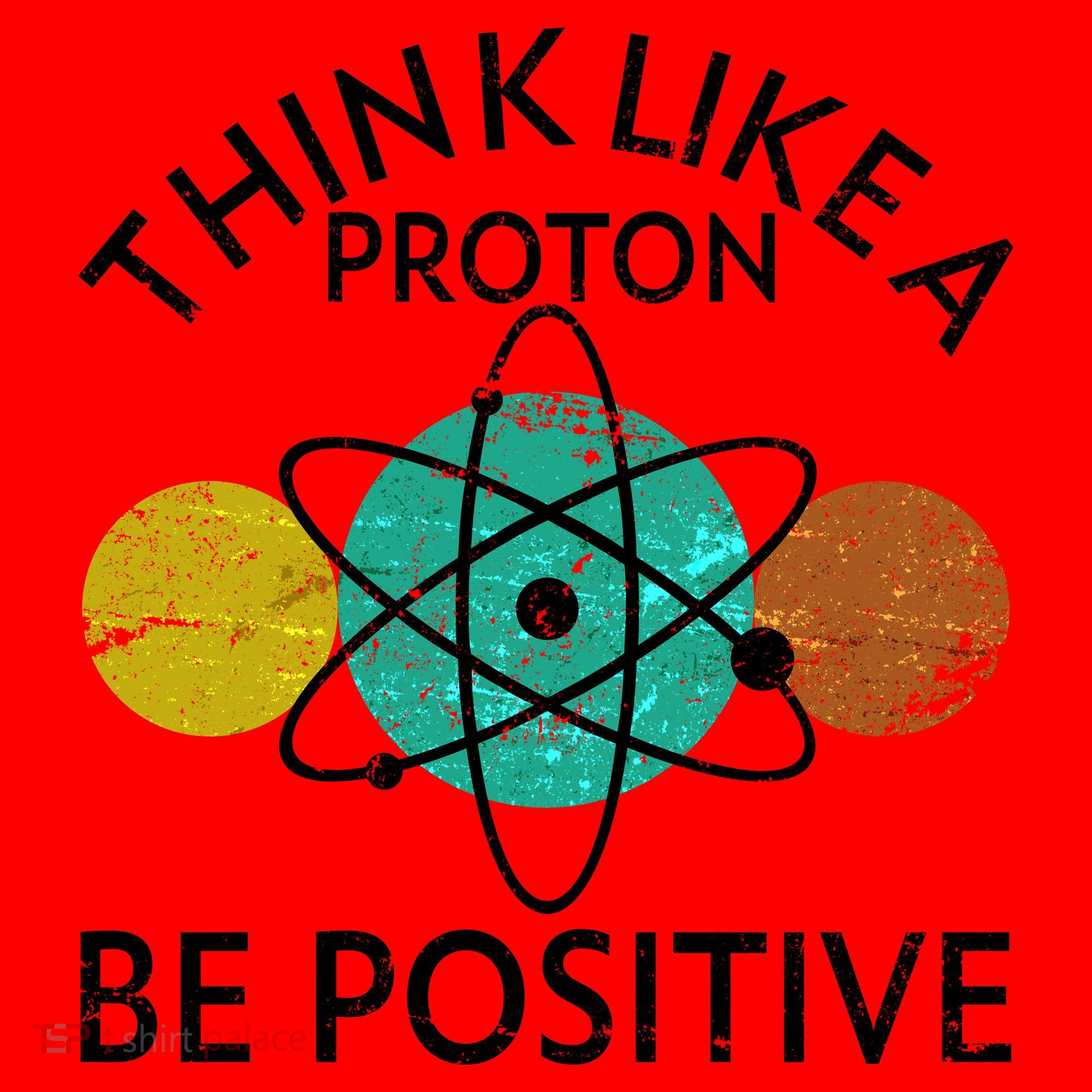 Think Like A Proton Be Positive Santa Hat