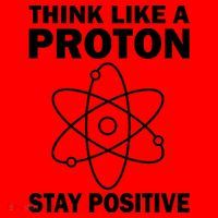 Think Like A Proton Stay Positive Santa Hat thumb 1