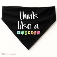Think Like A Unicorn USA-Made Doggie Bandana thumb 0