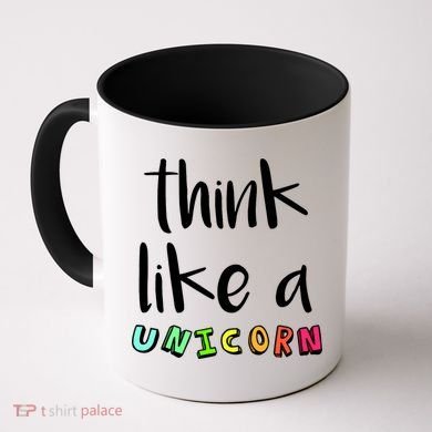 Think Like A Unicorn Coffee Mug