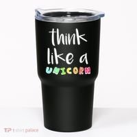 Think Like A Unicorn Tumbler thumb 0