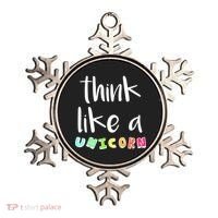 Think Like A Unicorn Ornament thumb 0