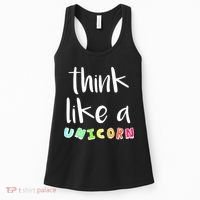 Think Like A Unicorn Women's Tank Top thumb 0