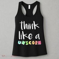 Think Like A Unicorn Women's Tank Top thumb 3