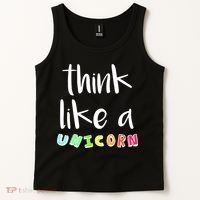 Think Like A Unicorn Tank Top thumb 2