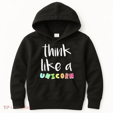Think Like A Unicorn Kids Hoodie