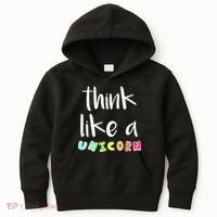 Think Like A Unicorn Kids Hoodie thumb 0
