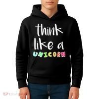 Think Like A Unicorn Kids Hoodie thumb 4