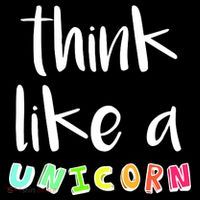 Think Like A Unicorn Kids Long Sleeve Shirt thumb 2