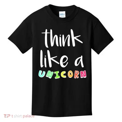 Think Like A Unicorn Kids T-Shirt