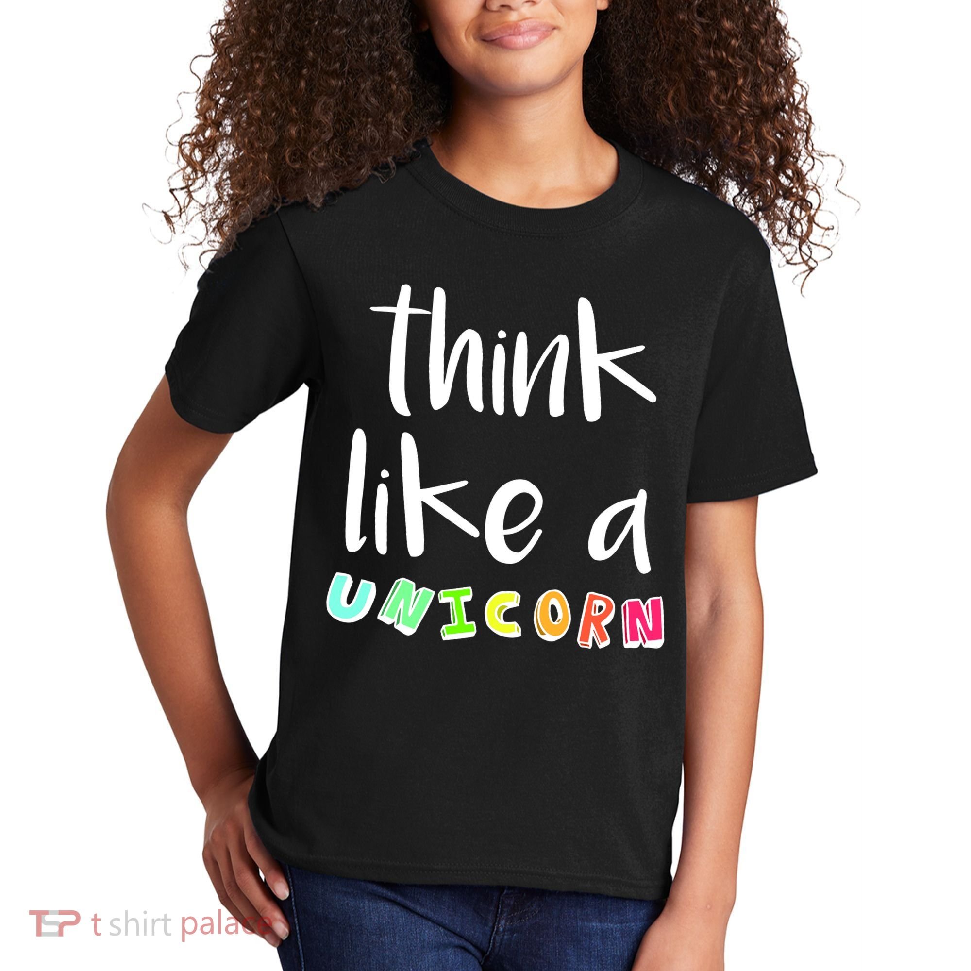Think Like A Unicorn Kids T-Shirt