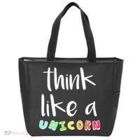 Think Like A Unicorn Tote Bag thumb 0