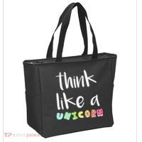 Think Like A Unicorn Tote Bag thumb 2
